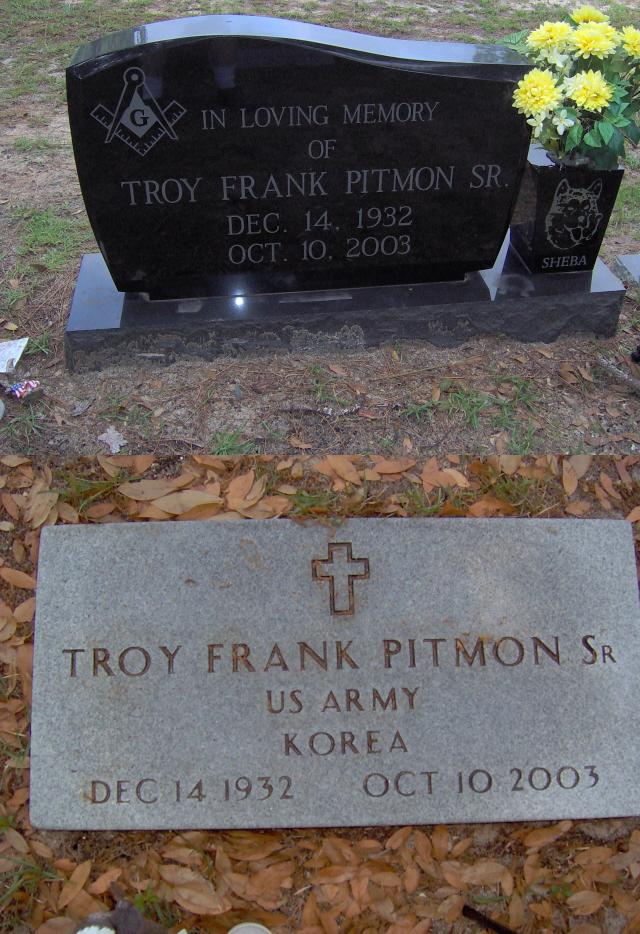 Headstone for Pitmon, Troy Frank